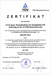 iso certificate