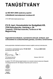 iso certificate